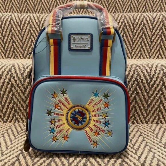 Loungefly 2020 Fall Comic Con Harry Potter Quidditch World Cup Backpack NWT Rare